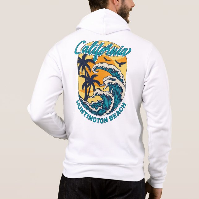 Camiseta Nome Personalizado / Texto California Surfando (Verso)