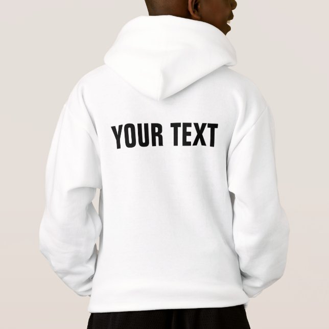 Camiseta Nome Personalizado Texto Modelo de Cute Boys Moder (Verso)