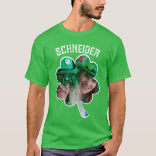 Camiseta Nome Personalizado Trevo Irlandês foto St Patricks