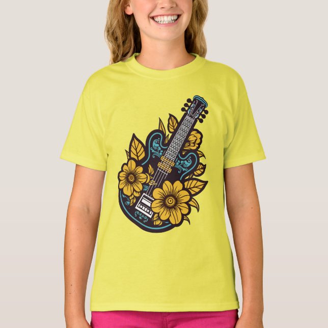 Camiseta Nome personalizado Ukulele (Frente)