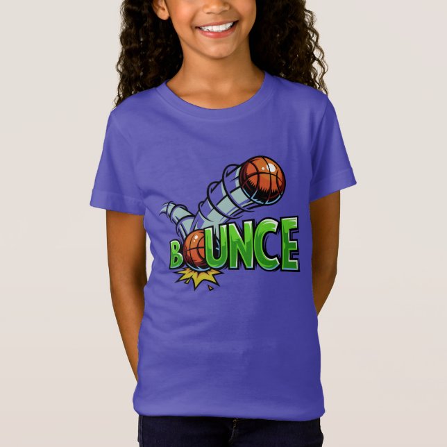 Camiseta Nome personalizado vestuário de basquete BOUNCE (Frente)