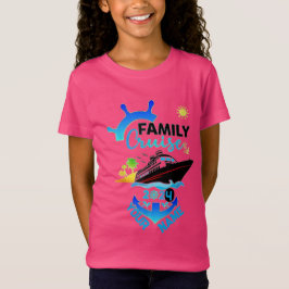 Camiseta nome Personalizado Viagem Familiar Navio 