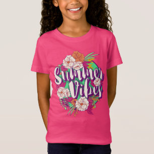 Camiseta Nome personalizado Vibes de Verão