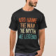 Camiseta Nome Personalizado Vintage O Homem Mito Legenda (Frente)