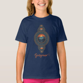 Camiseta Nome Personalizado Vintage Wilderness Mandala Orna