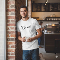 Nome personalizável Camisa-T de Daniel Men