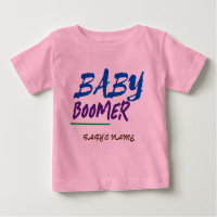 Nome personalizável do baby boomer Design Grande