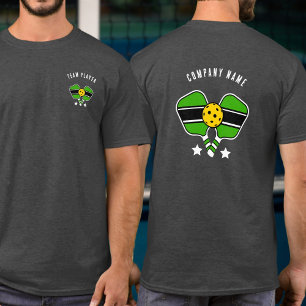 Camiseta Nome personalizável do design de seleção verde