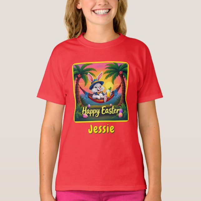 Camiseta Nome Pessoal do felz pascoa (Frente)