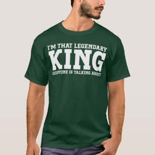 Camiseta Nome pessoal do rei engraçado amigo do rei