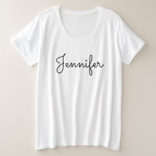 Camiseta Nome pessoal personalizável, Nome pessoal
