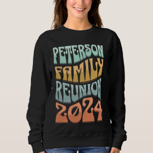Camiseta Nome Peterson Reunion 2024 Peterson Surname Peters