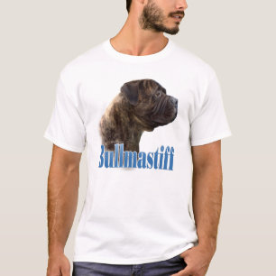 Camiseta Nome (rajado) de Bullmastiff