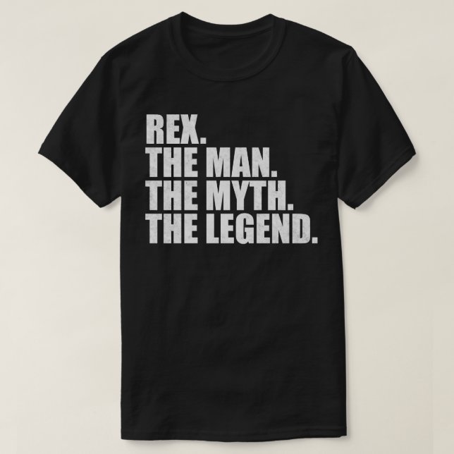 Camiseta Nome Rex Nome Rex nome fornecido (Frente do Design)