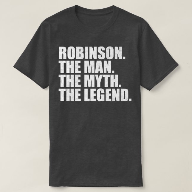 Camiseta Nome Robinson Nome Robinson Nome Robinson (Frente do Design)