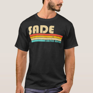 Camiseta Nome SADE Introdução Personalizada à Vintage 80s 9