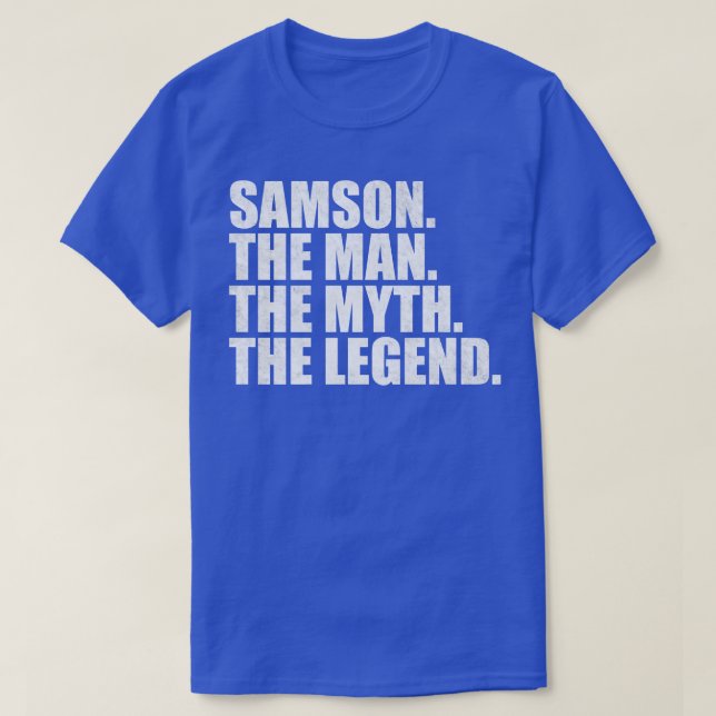 Camiseta Nome Samson Samson Nome Samson dado nome (Frente do Design)