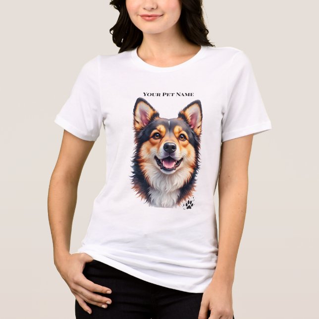 Camiseta Nome Simples Moderno Personalizado e Design de Fot (Frente)