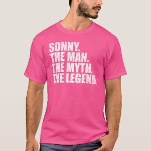 Camiseta Nome Sonny Sonnyhe Manhe Mythhe lenda presente