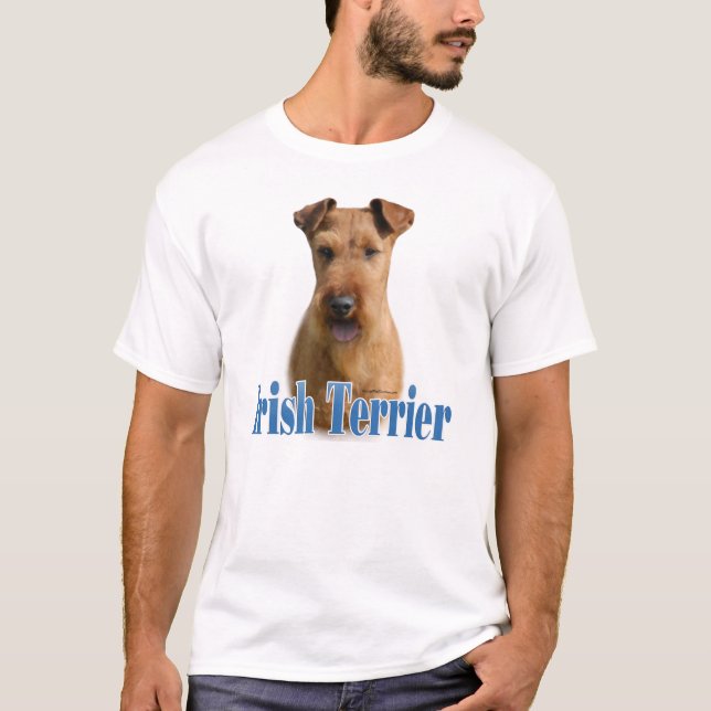 Camiseta Nome Terrier irlandês (Frente)