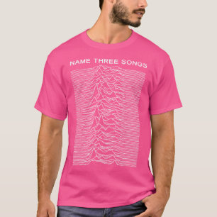 Camiseta Nome Três Músicas Posto punk Meme Mashup