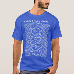 Camiseta Nome Três Músicas Posto punk Meme Mashup