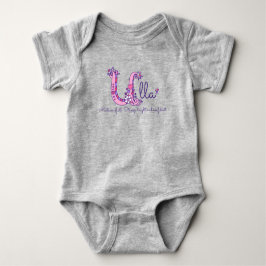 Camiseta Nome único e significado de roupa para meninas