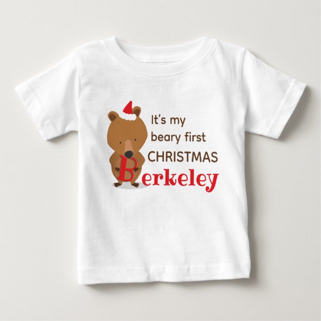 Camiseta Nome Urso 1rua Natal (Frente)