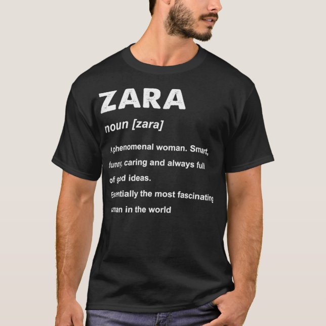 Camiseta Nome Zara  (Frente)