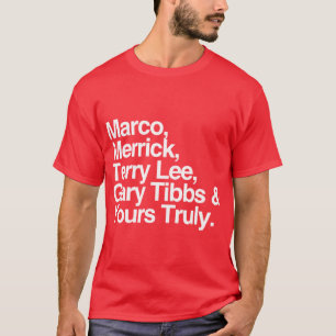 Camiseta Nomes de Ant Rap Adão retrô