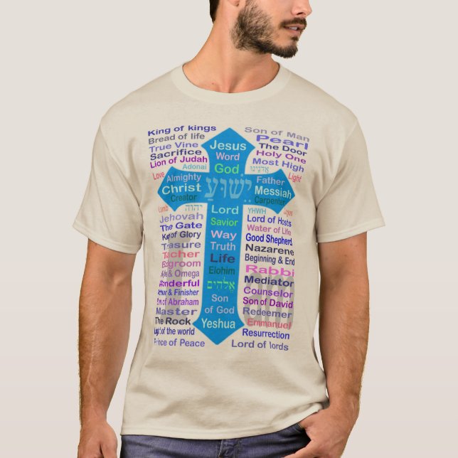Camiseta Nomes de Deus e Jesus (Frente)