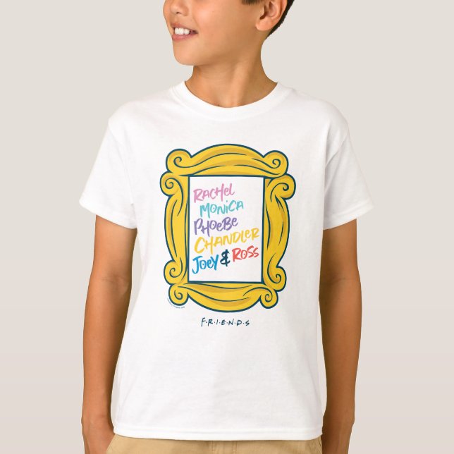 Camiseta Nomes de FRIENDS™ no Olho Mágico (Frente)
