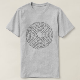 Camiseta Nomes de Grupo Insetos e Aracnídeos Nomes Coletivo
