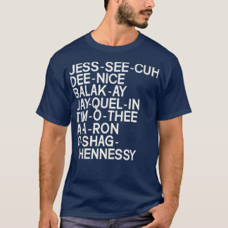 Camiseta Nomes de Professores Substitutos de Chaves e Peele