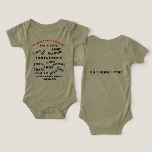 CAMISETA NOMES DO INDÍGENAS MMETROPOLIM UNISEX /0-24M