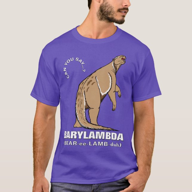 Camiseta Nomes Grandes Extintos ( nº 2): Barylambda (Frente)