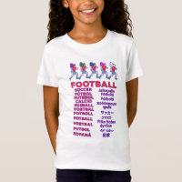 Nomes Multilíngues de Futebol Feminino Global Fã d