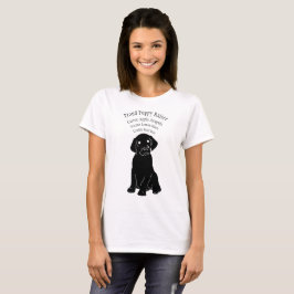 Camiseta Nomes orgulhosos do filhote de cachorro do Raiser