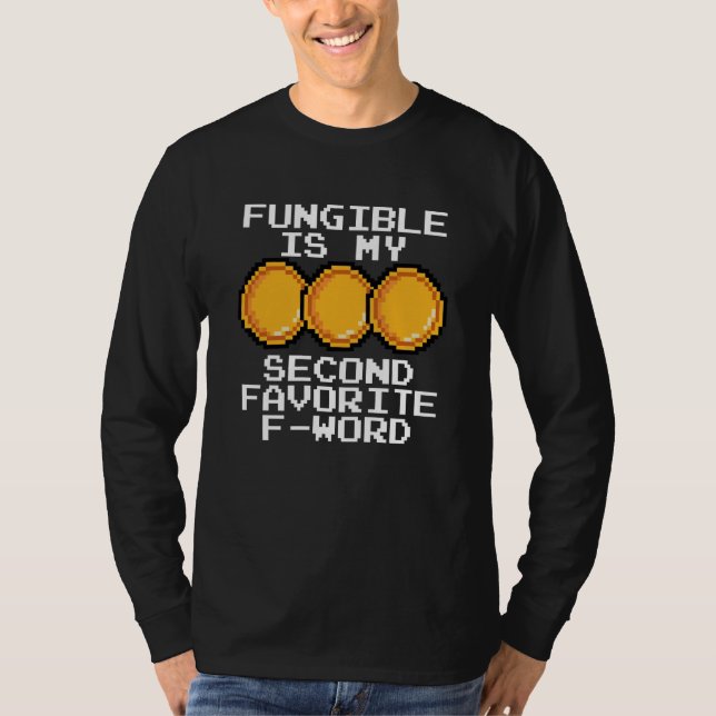 Camiseta Non Fungible Token Cryptocurrency Blockchain Trade (Frente)