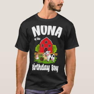 Camiseta Nona Da Festa De Boas Fazendas De Bday Do Aniversá