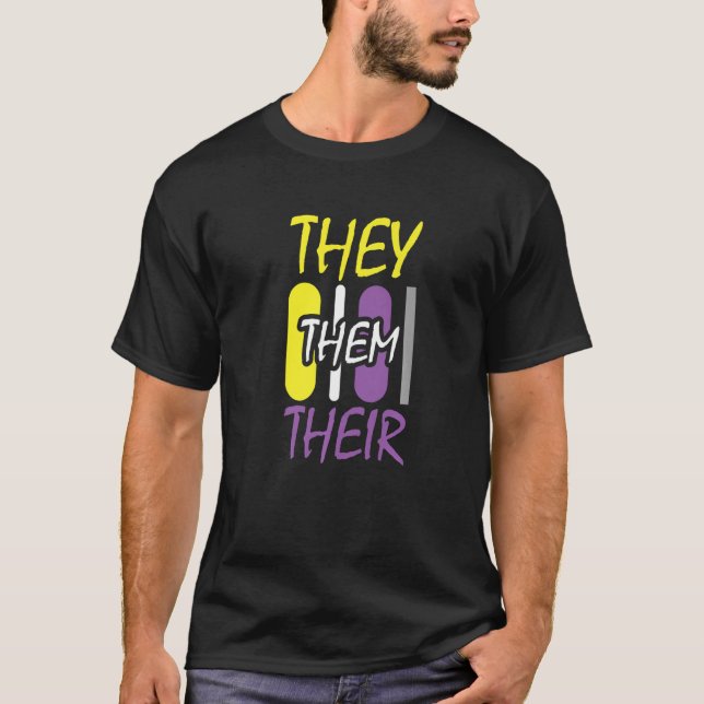 Camiseta Nonbinary Pride  Genderfluid Gender Rights Non Bin (Frente)