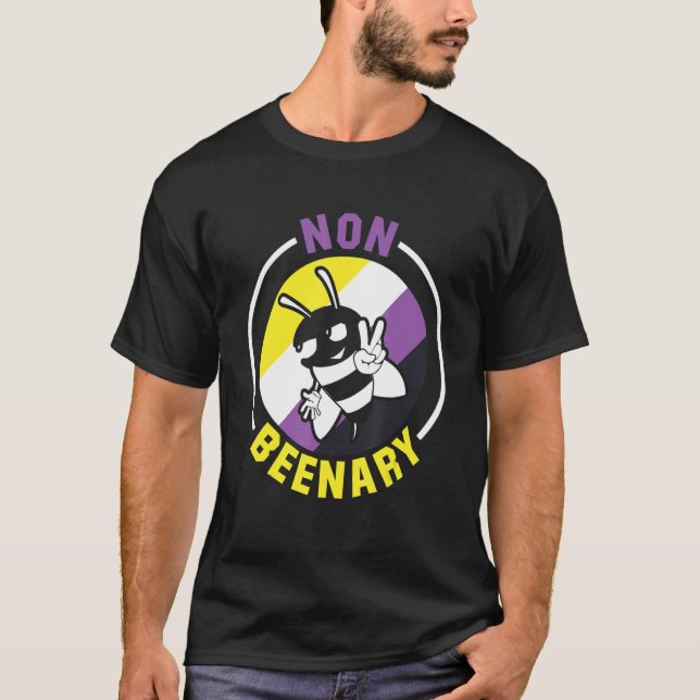 Camiseta Nonbinary Pride  Genderfluid Gender Rights Non Bin (Frente)