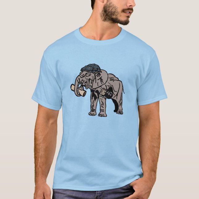 Camiseta Nonchalant Jumbo (Azul) (Frente)