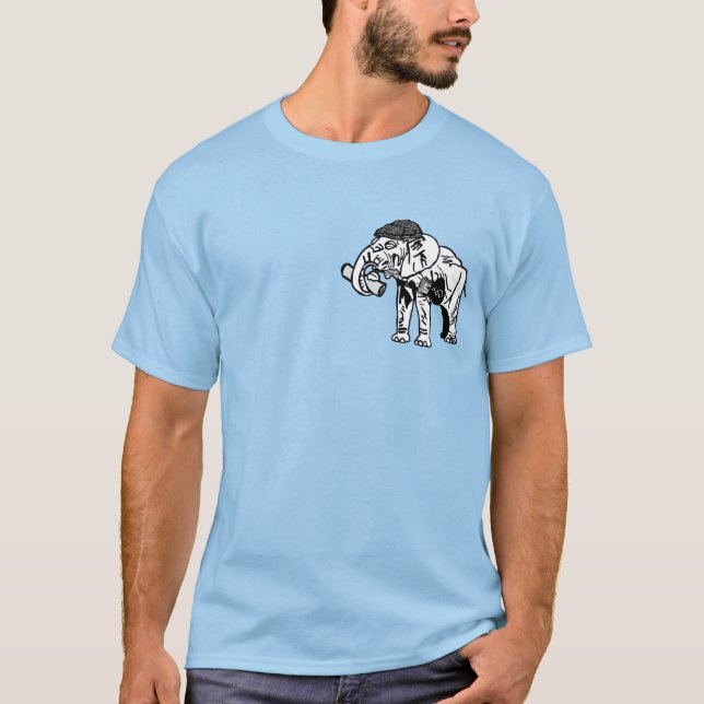 Camiseta Nonchalant Jumbo (Azul Céu) (Frente)
