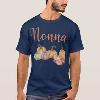 Camiseta Nonna de Little Pumpkin Primeiro Aniversário Bomba