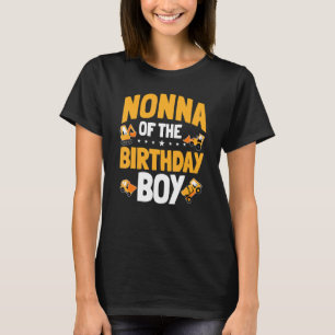 Camiseta Nonna Do Aniversário Do Trabalho De Construção De