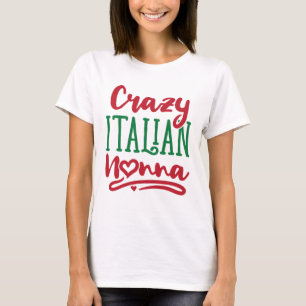 Camiseta Nonna italiana louca