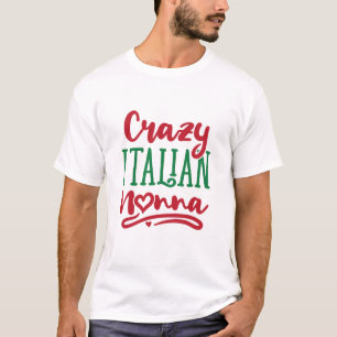 Camiseta Nonna Italiano Louco