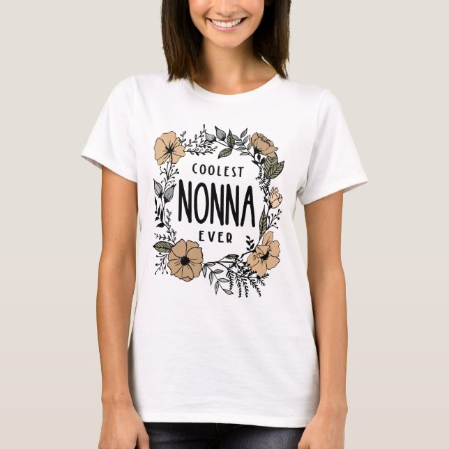 Camiseta Nonna Mais Fria Nunca | Avó presente (Frente)