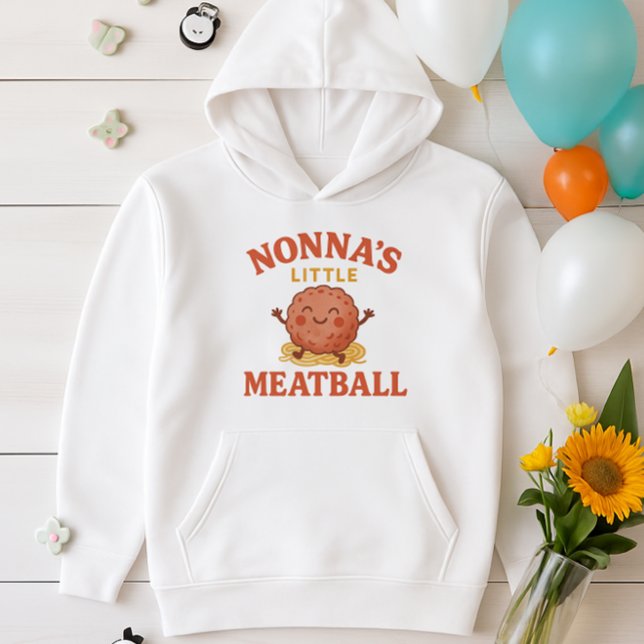 Camiseta Nonnas Little Meatball | Crianças Engraçadas Pullo (Criador carregado)